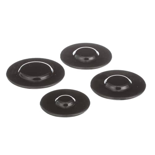 Amana Range - Oven/Stove Burner Cap Set (Black) AGR5844VDD2