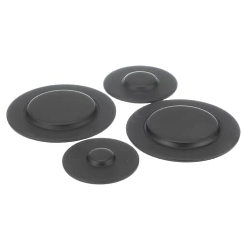 Whirlpool Range - Oven/Stove Range Burner Cap Kit (Black) WFG515S0ES1