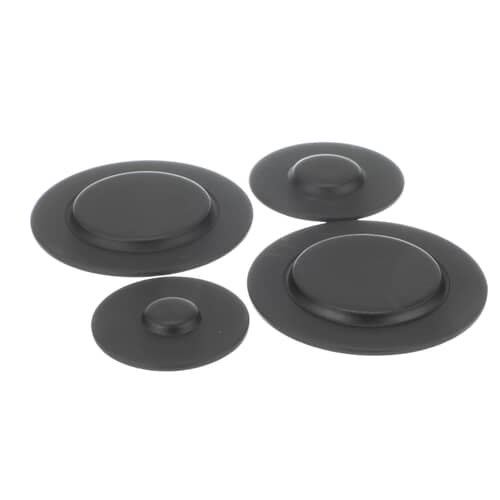 Whirlpool Range - Oven/Stove Range Burner Cap Kit (Black) WFG520S0AB2