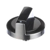 Whirlpool Cooktop Burner Knob (Black, Stainless) G7CE3055XS00
