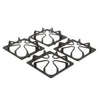 Whirlpool Burner Grate Kit (Matte Black, Set of 4) WPW10447925