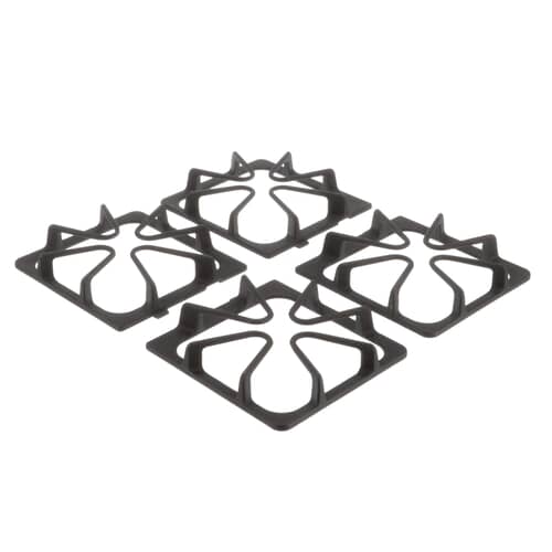 Whirlpool Oven and Cooktop Burner Grate Kit (Includes Four Burner Grates) WPW10447925