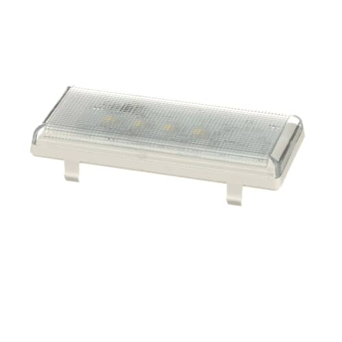 Whirlpool WRS322FNAW00 Refrigerator LED Light & Flat Lens Cover Assembly