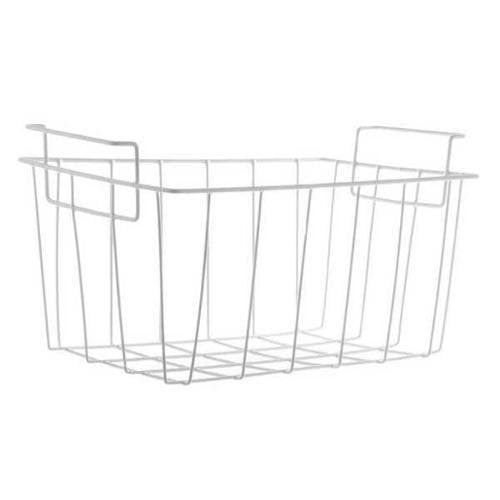 GE Part# WR17X31919 Freezer Lower Basket - White (OEM)