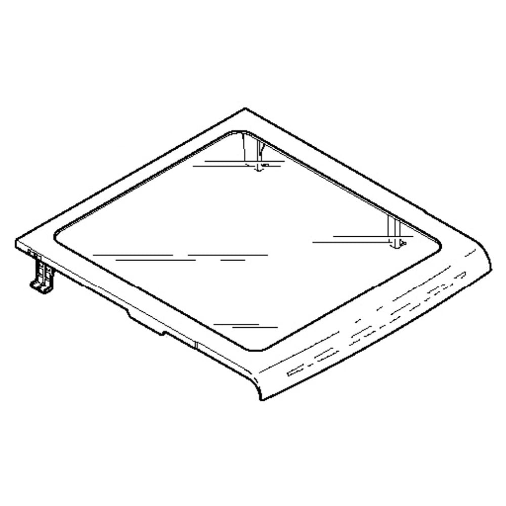 GE Refrigerator Freezer Glass Shelf - WR32X24435