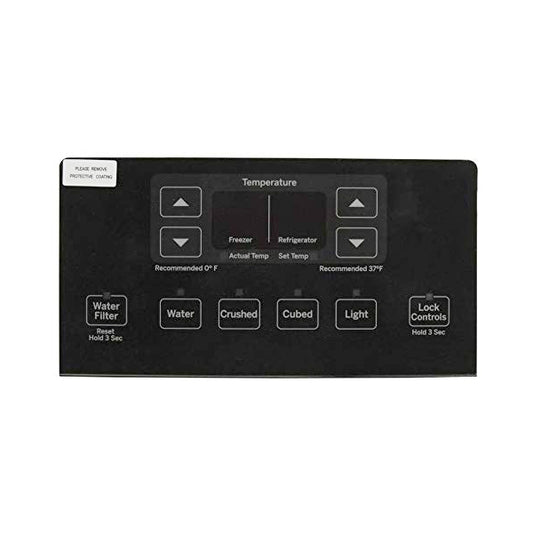 GE Refrigerator User Interface Control Panel Assembly (Black) GSH25JSDBSS