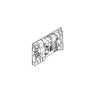 GE Part# WB62K10039 Side Panel (OEM) Bisque