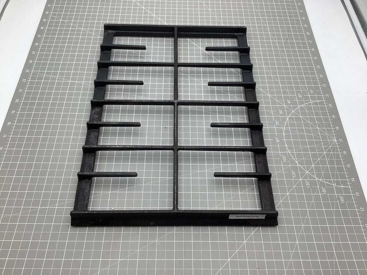 Whirlpool Part# WP8287314 Burner Grate - Black (OEM)