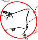 Whirlpool Part# WPW10139121 Harness (OEM) for Ice Cube Maker