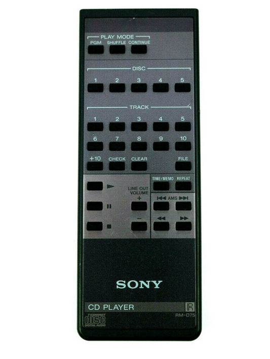Sony Remote Control - RMD75