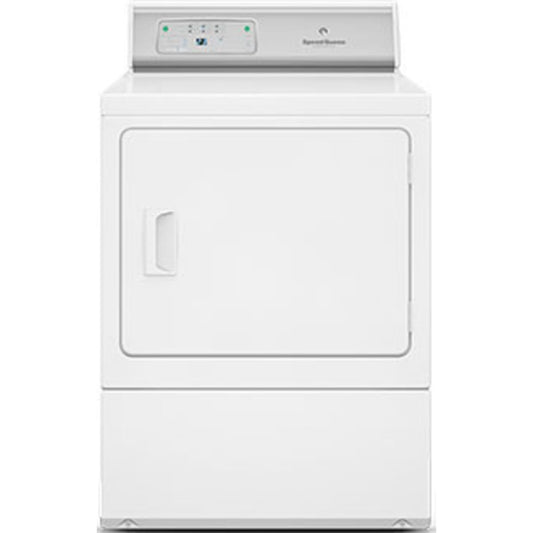 Speed Queen ADGE8RGS113TW01 Gas Dryer, Electronic Control, 7.0 Cu. Ft., White, Commercial Quality