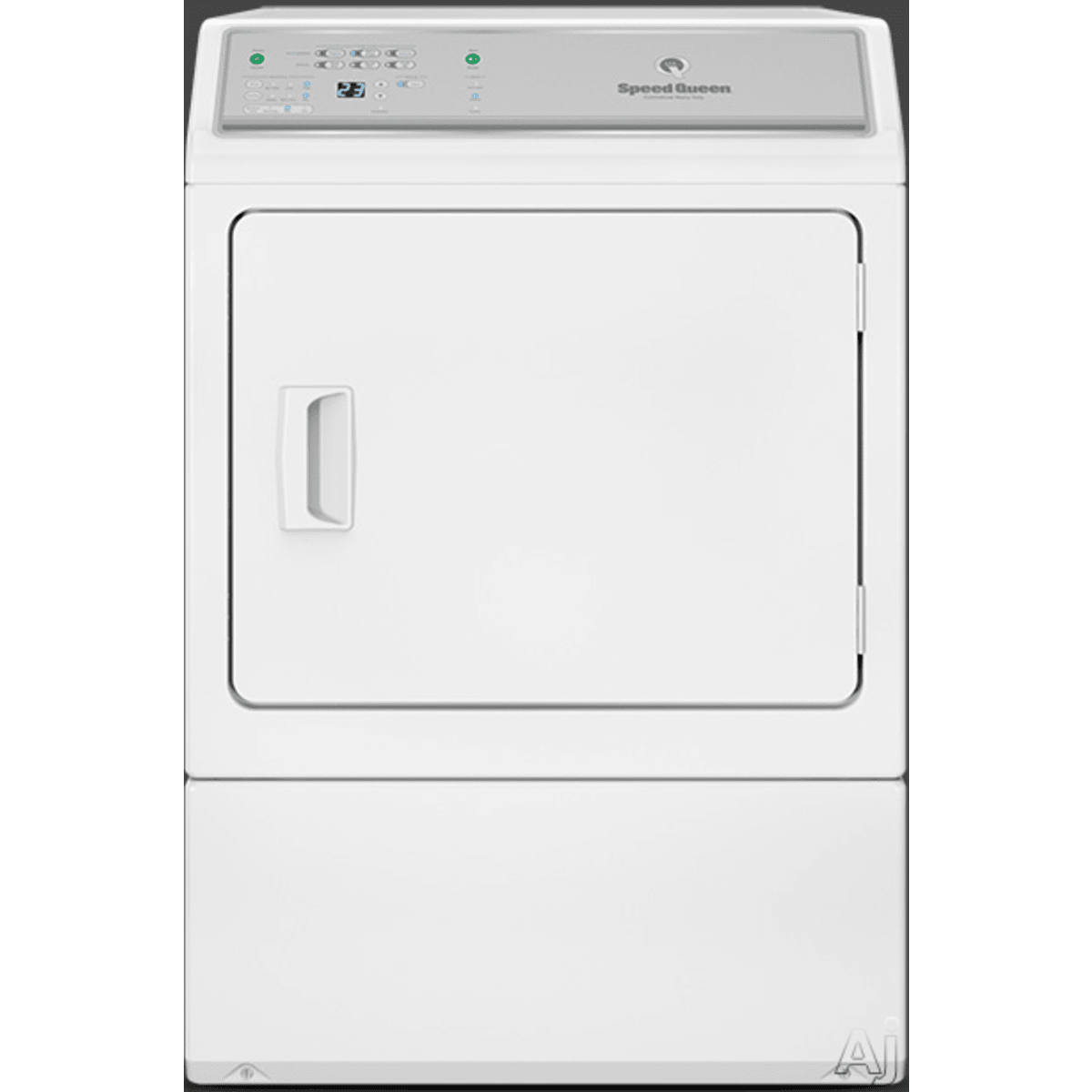 Speed Queen ADEE9BGS173TW01 Electric Dryer, Electronic Control, 7.0 Cu. Ft., Stainless Finish, TW01 Series