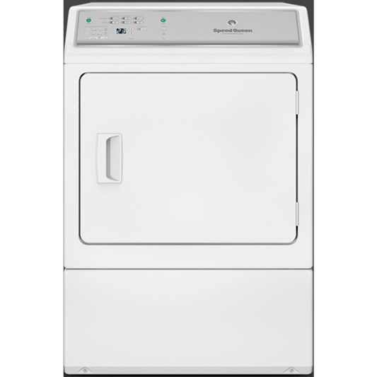 Speed Queen ADGE9BGS113TW01 Gas Dryer, Electronic Control, 7.0 Cu. Ft., Stainless Finish