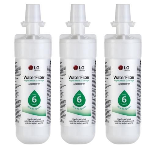 LG Refrigerator Water Filter ADQ75795103 3 Pack