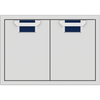 Hestan AEAD30DB 30 Inch Double Access Doors with Commercial-Grade Handles, Heavy-Duty Storage Enclosure - Dark Blue