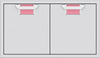 Hestan AEAD36PK 36 Inch Double Access Doors with Commercial-Grade Handles - Pink