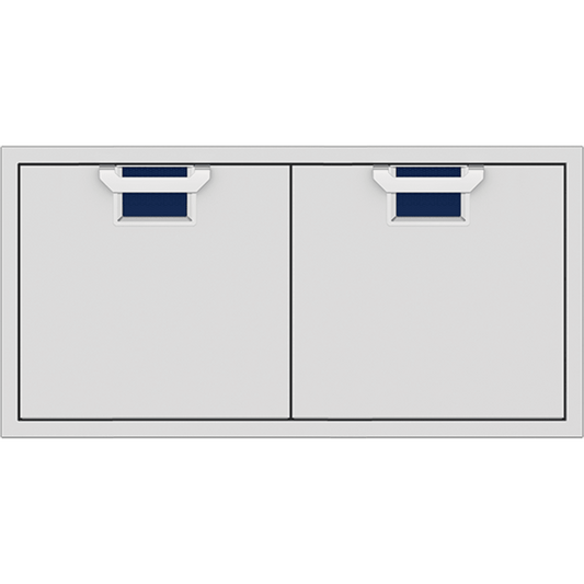 Hestan AEAD42DB 42 Inch Double Access Doors with Adjustable Door Alignment - Dark Blue