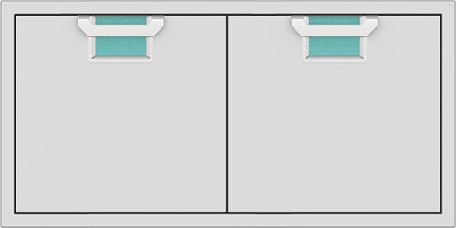 Hestan AEAD42TQ 42 Inch Double Access Doors with Adjustable Door Alignment - Turquoise