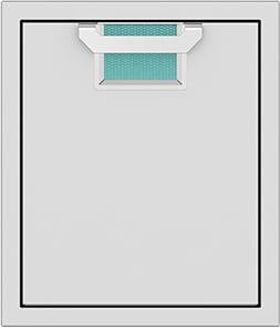 Hestan AEADL18TQ 18 Inch Single Access Door with Left Hinge - Turquoise