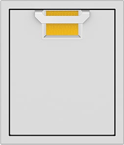 Hestan AEADL18YW 18 Inch Single Access Door with Left Hinge - Yellow