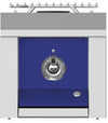 Hestan AEB121LPBU 12 Inch Built-In Single Side Burner with Stainless Steel Cover and LED-Illuminated Control Panel - Blue