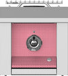 Hestan AEB121LPPK 12 Inch Built-In Single Side Burner with Stainless Steel Cover and LED-Illuminated Control Panel - Pink