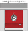 Hestan AEB121LPRD 12 Inch Built-In Single Side Burner with Stainless Steel Cover and LED-Illuminated Control Panel - Red