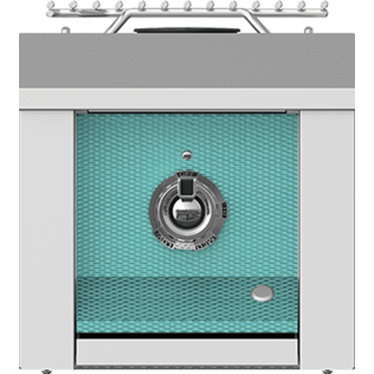Hestan AEB121NGTQ 12 Inch Built-In Single Side Burner with 20,000 BTU - Turquoise