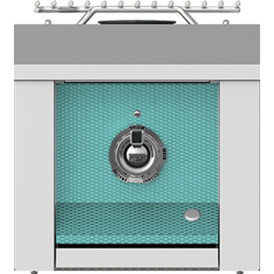 Hestan AEB121NGTQ 12 Inch Built-In Single Side Burner with 20,000 BTU - Turquoise