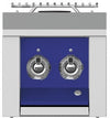 Hestan AEB122LPBU 12 Inch Built-In Double Side Burner with Stainless Steel Cover and LED-Illuminated Control Panel - Blue