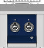 Hestan AEB122NGDB 12 Inch Built-In Double Side Burner with LED-Illuminated Control Panel - Dark Blue
