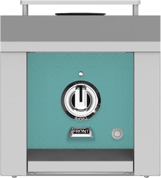 Hestan AGB121LPTQ 12 Inch Side Burner with 20,000 BTU for Hestan Built-In Grills - Turquoise