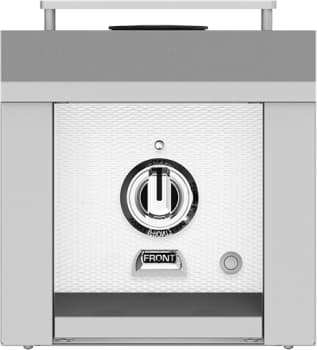 Hestan AGB121LPWH 12 Inch Side Burner with 20,000 BTU for Hestan Built-In Grills - White