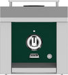 Hestan AGB121LPGR 12 Inch Side Burner with 20,000 BTU for Hestan Built-In Grills - Green