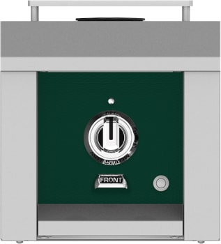 Hestan AGB121LPGR 12 Inch Side Burner with 20,000 BTU for Hestan Built-In Grills - Green