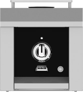 Hestan AGB121LPBK 12 Inch Side Burner with 20,000 BTU for Hestan Built-In Grills - Black