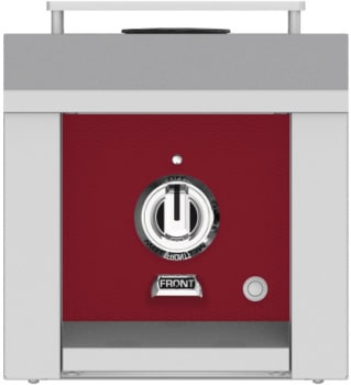 Hestan AGB121NGBG 12 Inch Side Burner with 20,000 BTU for Hestan Built-In Grills - Burgundy
