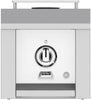 Hestan AGB121NGWH 12 Inch Side Burner with 20,000 BTU for Hestan Built-In Grills - White
