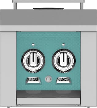 Hestan AGB122LPTQ 12 Inch Side Burner with 20,000 BTU for Hestan Built-In Grills - Turquoise