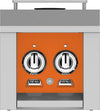 Hestan AGB122LPOR 12 Inch Side Burner with 20,000 BTU for Hestan Built-In Grills - Orange