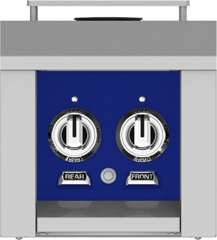 Hestan AGB122LPBU 12 Inch Side Burner with 20,000 BTU for Hestan Built-In Grills - Blue