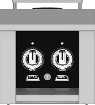 Hestan AGB122LPBK 12 Inch Side Burner with 20,000 BTU for Hestan Built-In Grills - Black