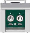 Hestan AGB122NGGR 12 Inch Side Burner with 20,000 BTU for Hestan Built-In Grills - Green