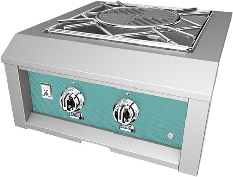 Hestan AGPB24LPTQ 24 Inch Power Burner with Removable Drip Tray - Turquoise