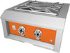 Hestan AGPB24LPOR 24 Inch Power Burner with Removable Drip Tray - Orange
