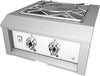 Hestan AGPB24NGWH 24 Inch Power Burner with Removable Drip Tray - White