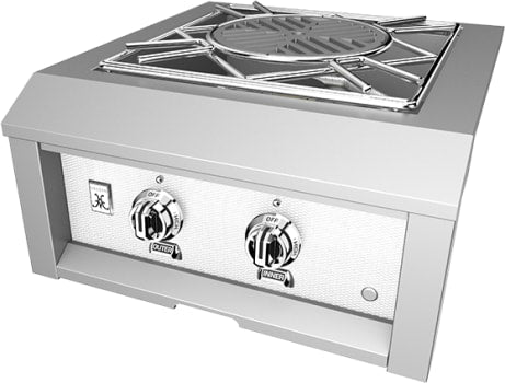 Hestan AGPB24NGWH 24 Inch Power Burner with Removable Drip Tray - White