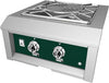 Hestan AGPB24NGGR 24 Inch Power Burner with Removable Drip Tray - Green