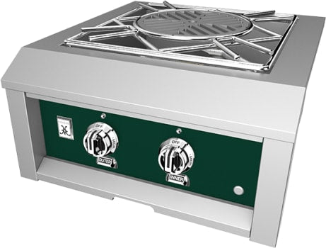 Hestan AGPB24NGGR 24 Inch Power Burner with Removable Drip Tray - Green
