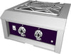 Hestan AGPB24NGPP 24 Inch Power Burner with Removable Drip Tray - Purple
